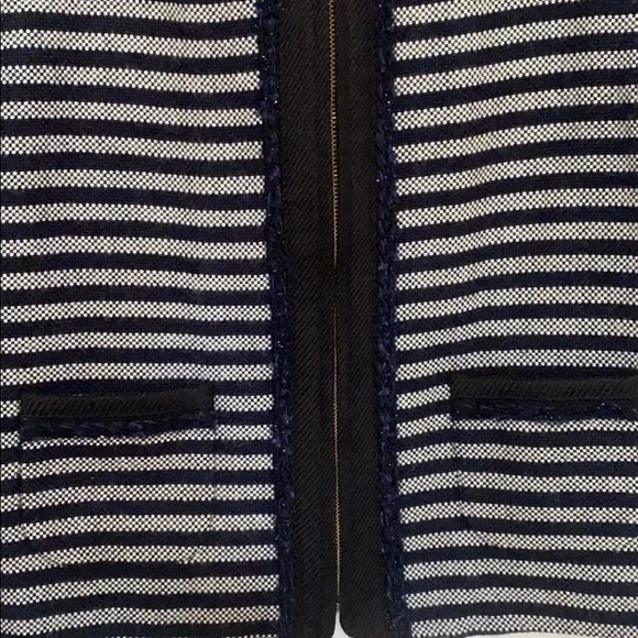 J. Crew Navy and White Striped Blazer - Picture 4 of 10